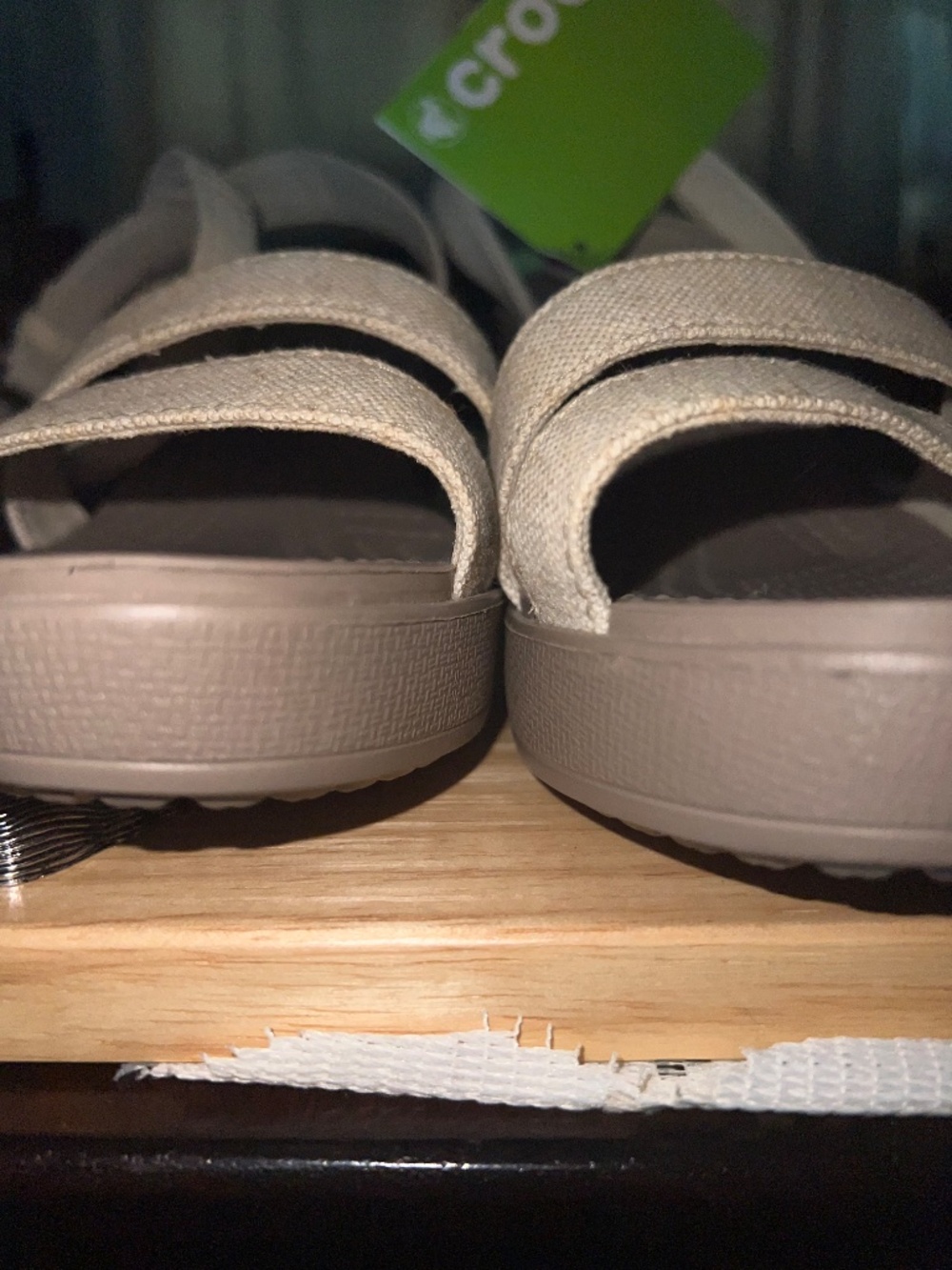 Womens Crocs Leigh II Ankle Strap Wedge Sandals Size 9 NWT - Picture 6 of 12